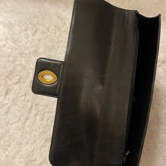 Authentic Chanel Lambskin Leather Briefcase - Picture 2 of 8